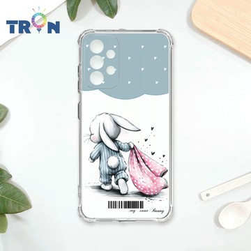 TRON 三星 A53 5G 小動物的小被被 兔貓 四角防摔載具殼 軟殼 手機殼