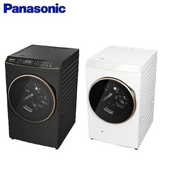 (送原廠商品卡) Panasonic 國際牌15/10kg 熱泵式滾筒洗脫烘變頻洗衣機NA-V150RPH-K
