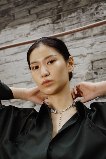 Elenaor 系列 錶鏈頸鏈/項鏈 銀鈀金