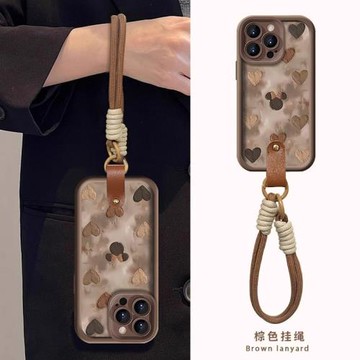 愛心米奇適用蘋果17promax手機殼新款女iPhone16pro保護套高級感ip15帶掛繩14pm卡通13小眾12全包防摔軟硅膠p