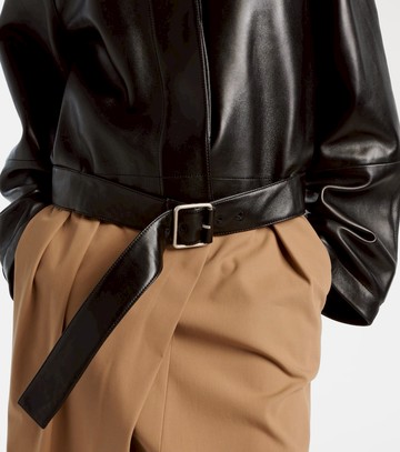 Loewe Cropped leather jacket