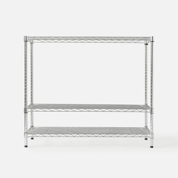 特力屋鍍鉻三層架寬106*深60*高90公分