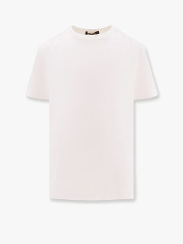 Cotton t-shirt with iconic embroidery - LORO PIANA - gender_Woman