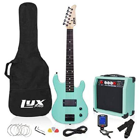 LyxPro 30 Inch Electric Guitar and Starter Kit for Kids with Size Beginner’s Guitar, Amp, Six Strings, Two Picks, Shoulder Strap, Digital Clip On