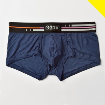 ▶低腰◀四角褲-萬花筒-粉橘 藍【超細纖維】