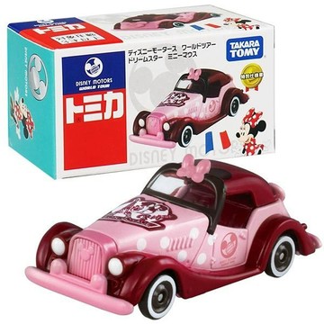 真愛日本 迪士尼 米妮 TOMY車 特仕車 老爺車 環遊世界 TOMICA TARARATOMY 玩具車 4904810179061