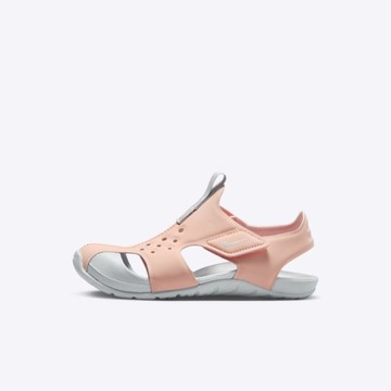 Nike Sunray Protect 2 PS [943826-801] 中童 運動休閒涼鞋 魔鬼氈 護趾 橘 白