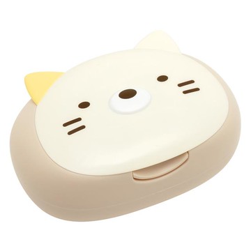 真愛日本  角落生物 角落小夥伴 貓咪 抽取式彈蓋 濕紙巾收納盒 收納盒 面紙盒 化妝棉收納盒 濕紙巾盒 禮物