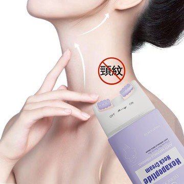 LYDIMOON颈纹霜 六勝肽美頸霜 頸霜 煙酰胺美白淡紋 提拉緊緻 保濕滋潤 頸部護理 自備滾輪設計促進吸收 110g