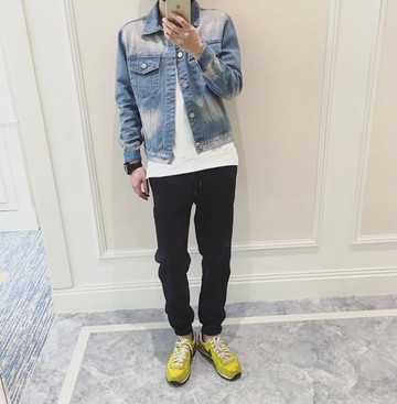 FIND.韓國 牛仔 襯衫 外套 單寧  HM GQ GU 女神 短版牛仔 夾克