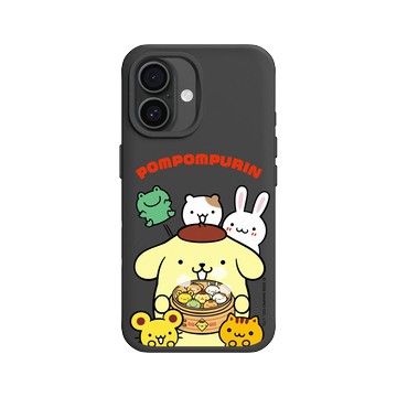 iPhone 16 SolidX 黑 - 三麗鷗-布丁狗30週年 PomPomPurin (30th Anniversary) - 上菜嚕