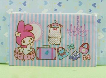 【震撼精品百貨】My Melody 美樂蒂 筆袋-熊線條 震撼日式精品百貨