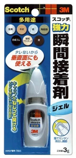 3M™ Scotch® 3g 膠狀 多用途強力瞬間接著劑 7005T