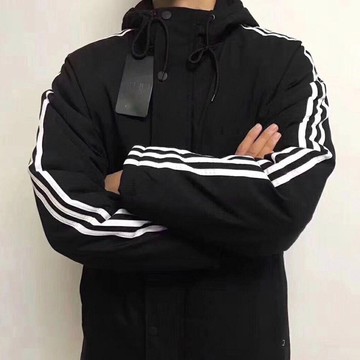 體育生冬訓大衣長款冬季棉服運動校隊隊服棉服體院大衣黑色加大碼