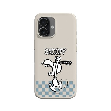 iPhone 17 SolidX 貝殼灰 - 史努比 Snoopy - 吶喊