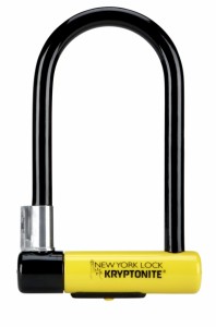 Kryptonite New York Standard Lock with Flex Frame U-Bracket Yellow Standard Shackle