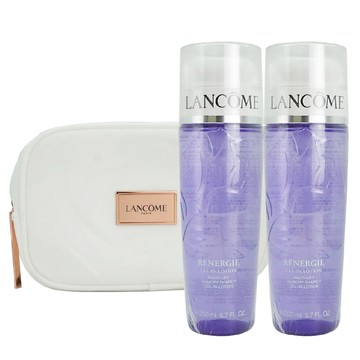 【LANCOME 蘭蔻】超緊顏5D太空抗皺精露(200ml)X2[贈品牌化妝包]