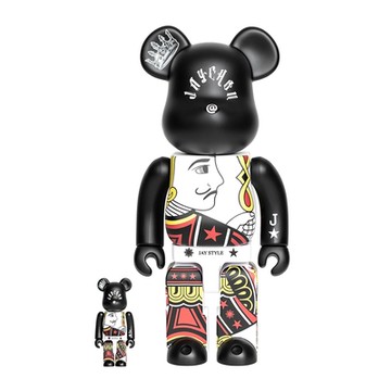 BE@RBRICK x Phantaci Jay Chou 聯名設計款 100%+400%  庫柏力克熊 潮玩 擺件 名人 藏品