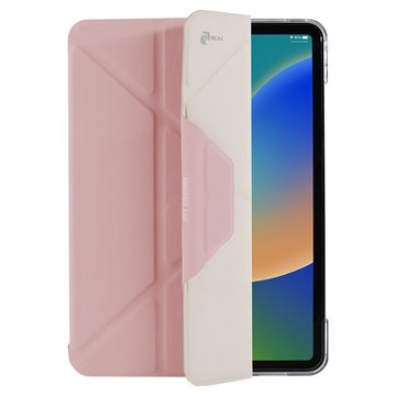 JTLEGEND Vein 相機快取折疊布紋 平板保護殼 磁扣版  iPad Pro 11吋(2022/2021)  1個  乾燥玫瑰