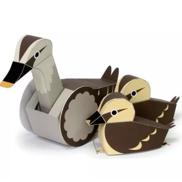 【🌸免運｜當日出貨✈️隔日到🌸】紙紮寵物 鴨子一家（化給親人與寵物皆可用）寵物金紙 紙紮鳥 紙紮屋 元寶 庫錢 蓮花