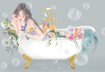 人魚泉 엽서