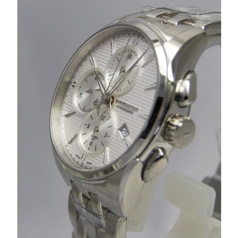 ハミルトン ジャズマスター オートクロノ シルバー H32596151