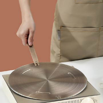 萬用節能導熱盤 24cm 適用多種鍋具 節省能源 快速解凍  1個  銅色
