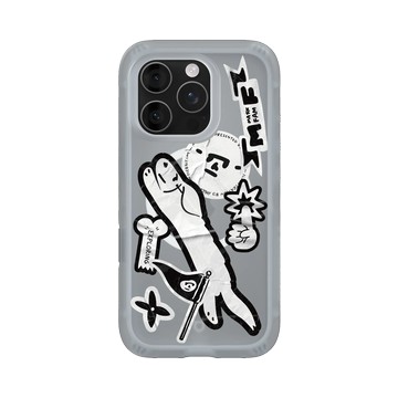 iPhone 16 Pro AirX 流變灰 - Abei - Mask Fam貼紙大集合