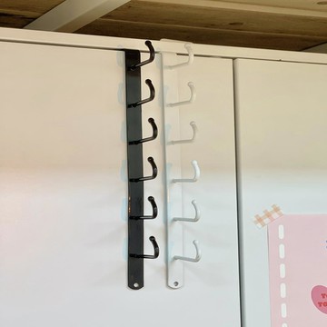 長條掛鉤ins學生宿舍書桌門後包包懸掛無痕免打孔一排置物架連排
