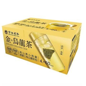 [COSCO代購5] C231293 金品茗茶 金烏龍立體茶包 4公克 X 60包入
