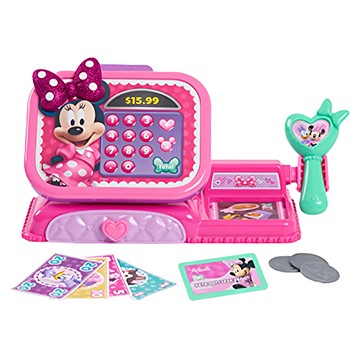 MICKEY MOUSE 米奇 Disney JN 米妮聲效收銀機(6)  粉色 + 綠色 + 紫色  1個