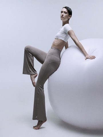 Breeze Flare Bootcut Leggings [SAND] (ANB4CLG02)