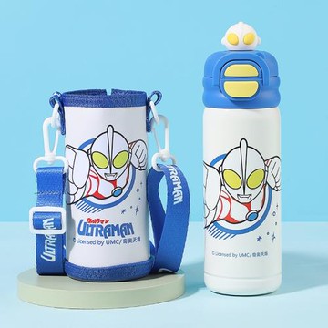 15070兒童保溫杯女孩316不銹鋼食品級雙飲學生上學專用吸管水杯