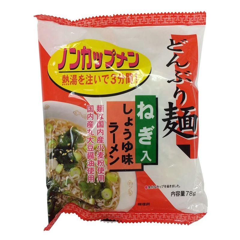ムソー トーエー どんぶり麺・しょうゆ味ラーメン 78g×6袋