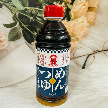 日本 富士甚 蜂蜜甘口調味露 500ml 麵沾醬 素麵 冷麵 蕎麥麵 茶碗蒸 煮物適用｜全店$299 全家取貨免運｜領券9折｜APP下單最高再賺22%點數⚡
