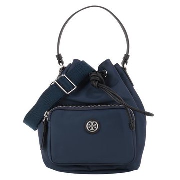 TORY BURCH - Virginia尼龍拉束兩用水桶包(海軍藍)S