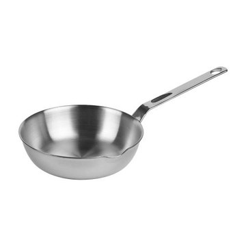 極厚316不鏽鋼迷你平底深煎鍋16cm(早餐鍋.煎蛋鍋.醬汁鍋)