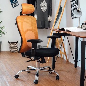 完美主義｜賈斯丁透氣頭靠高級電腦椅 辦公椅 書桌椅 電腦椅 主管椅 升降椅 會議椅 接待椅【I0255】