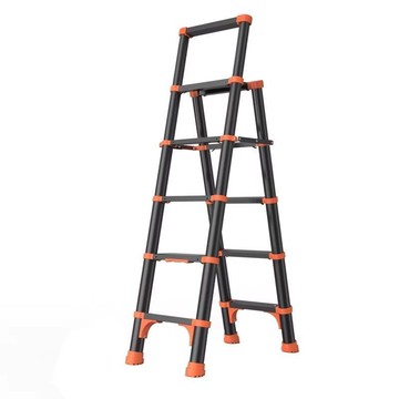 【臺灣出貨】節節升家用梯碳鋼加厚伸縮梯摺疊人字梯樓梯多功能便攜行走梯子 爆款推薦