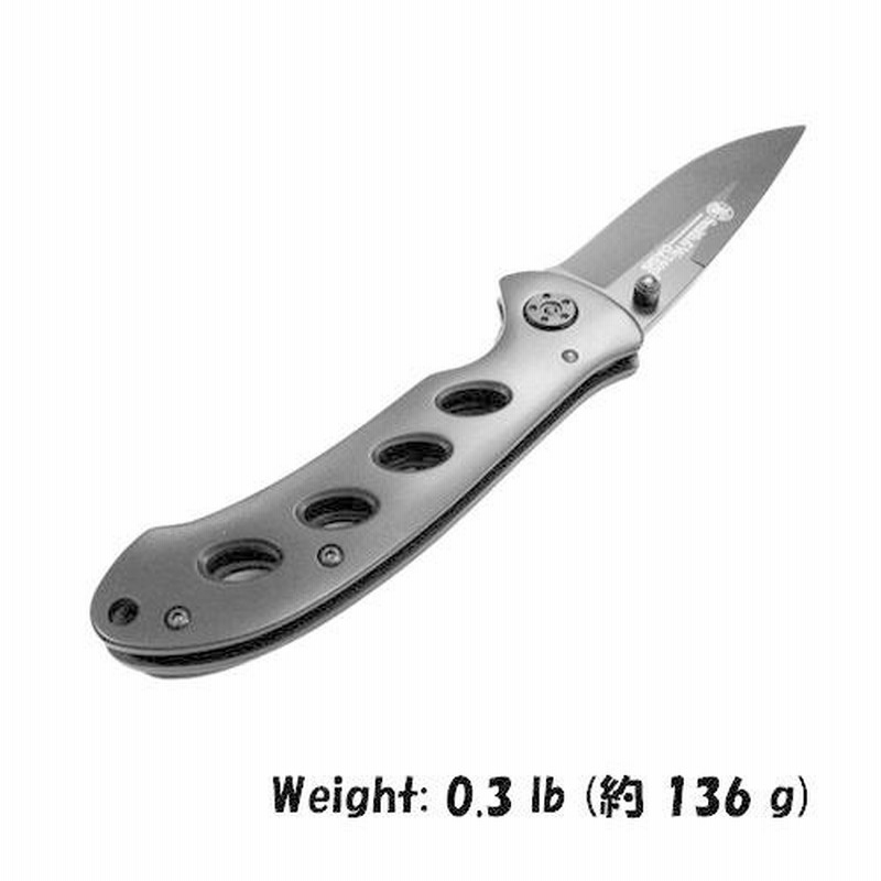 スミス&ウェッソン アウトドアナイフ オアシス 423 シルバー 直刃   シルバー スミス&ウェッソン アウトドアナイフ オアシス 423 シルバー 直刃 シルバー