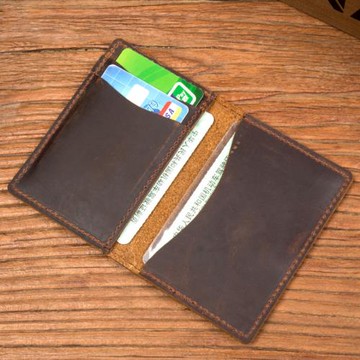 慢時光卡包豎款汽車行駛證瘋馬皮