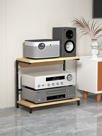 {新品上市}功放機架膽機支架分層放置家用移動音響調音臺放置架收納架CD機柜