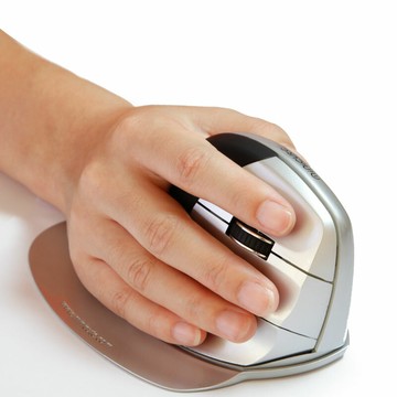 米喬人體工學 有線激光滑鼠筆記本臺式家用辦公室男女生通用