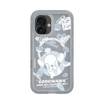 iPhone 16 AirX 流變灰 - Godgwawa 變種吉娃娃 - 吉藍海域