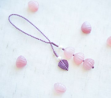 【粉貝樹】天然瑪瑙雕刻貝殼珍珠清新浪漫吊墜