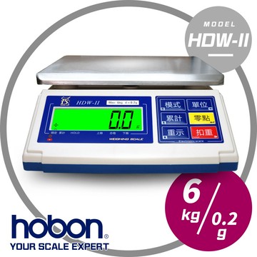 hobon 電子秤  hdw 電子秤 計重秤6kg x 0.2g充電式超大字幕