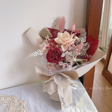 【香氛擴香花束】小資款 婚禮小物 香氛擴香花 生日禮物 乾燥花束