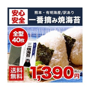 たっぷり全型40枚 有明海産 一番摘み 焼き海苔 送料無料 高級 海苔 7-14営業日以内に出荷予定(土日祝日除く)