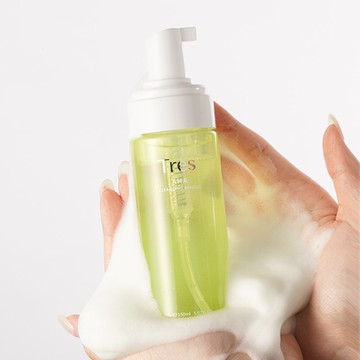 AHA果酸潔顏慕斯 l 一按出泡 洗去粉刺油光 洗後不乾澀