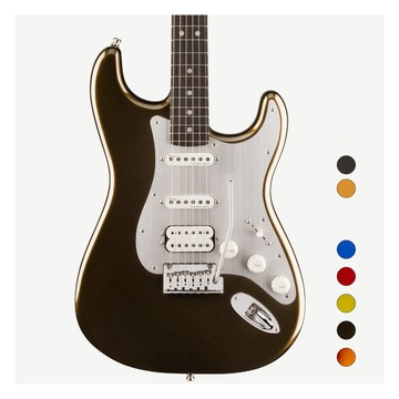 Fender American Ultra II Stratocaster HSS 美廠 單單雙 小搖座 德州暮金黑 Texas Tea 黑檀木指板 電吉他